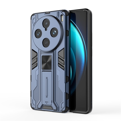 

For vivo X100 Pro Supersonic Armor PC Hybrid TPU Phone Case(Blue)