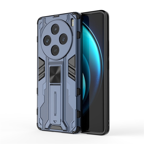 

For vivo X100 Supersonic Armor PC Hybrid TPU Phone Case(Blue)