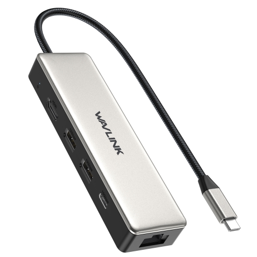 

WAVLINK WL-UHP3414 100W Power 10Gbps 4K HDMI USB-C Dock HUB 3xUSB3.2 Gen 2 + 2.5G Ethernet Port