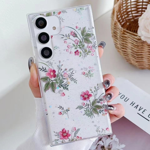 

For Samsung Galaxy S24 5G Spring Garden Epoxy TPU Phone Case(F04 French Flowers)