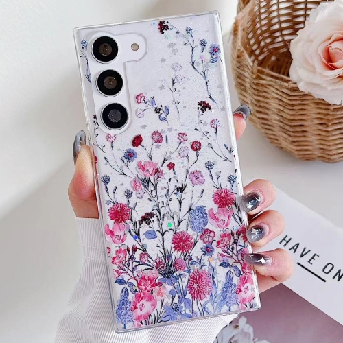 

For Samsung Galaxy S23+ 5G Spring Garden Epoxy TPU Phone Case(F02 Spring Garden)