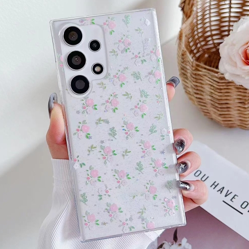 

For Samsung Galaxy A13 4G/5G Spring Garden Epoxy TPU Phone Case(F05 Pink and White Flowers)