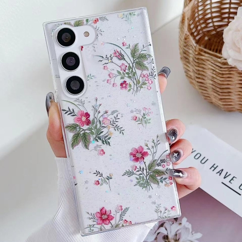 

For Samsung Galaxy S21 FE 5G Spring Garden Epoxy TPU Phone Case(F04 French Flowers)