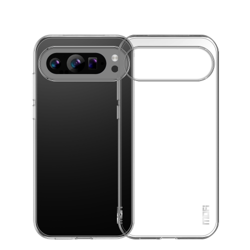

For Google Pixel 9 Pro MOFI Ming Series Transparent Ultra-thin TPU Phone Case(Transparent)