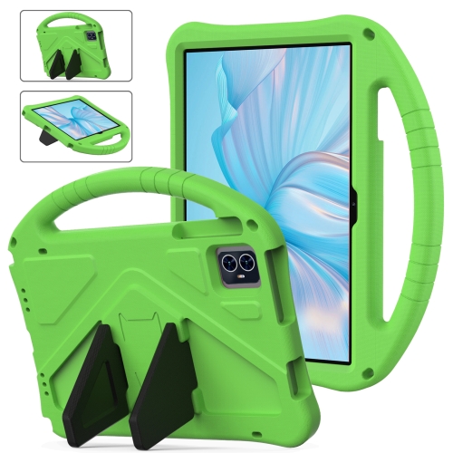 For Blackview Tab 80 10.1 2023 EVA Shockproof Tablet Case with Holder(Green) левая рукоятка smallrig wooden grip with nato mount 2118 2118c
