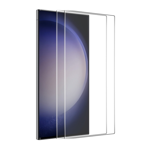 

For Samsung Galaxy S24 Ultra 5G 2pcs ENKAY 0.18mm High Aluminum-silicon Tempered Glass Film, Support Ultrasonic Fingerprint Unclock