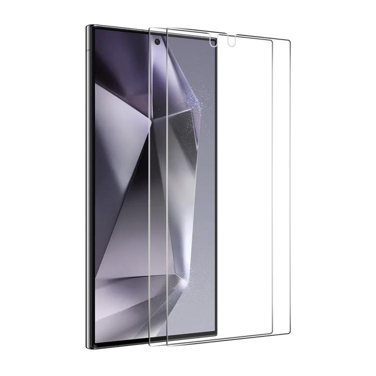 For Galaxy S26 Ultra 5G 2pcs ENKAY 0.18mm High Aluminum-silicon Tempered Glass Film, Support Ultrasonic Fingerprint Unclock