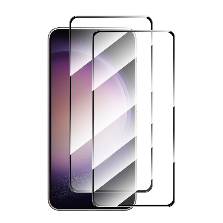 

For Samsung Galaxy S26 5G 2pcs ENKAY Hat-Prince 0.18mm High Aluminum-silicon Tempered Glass Film, Support Ultrasonic Fingerprint Unclock