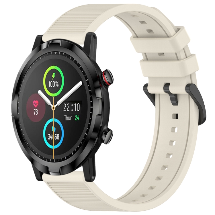 For Xiaomi Haylou RT LS05S 22mm Textured Silicone Solid Color