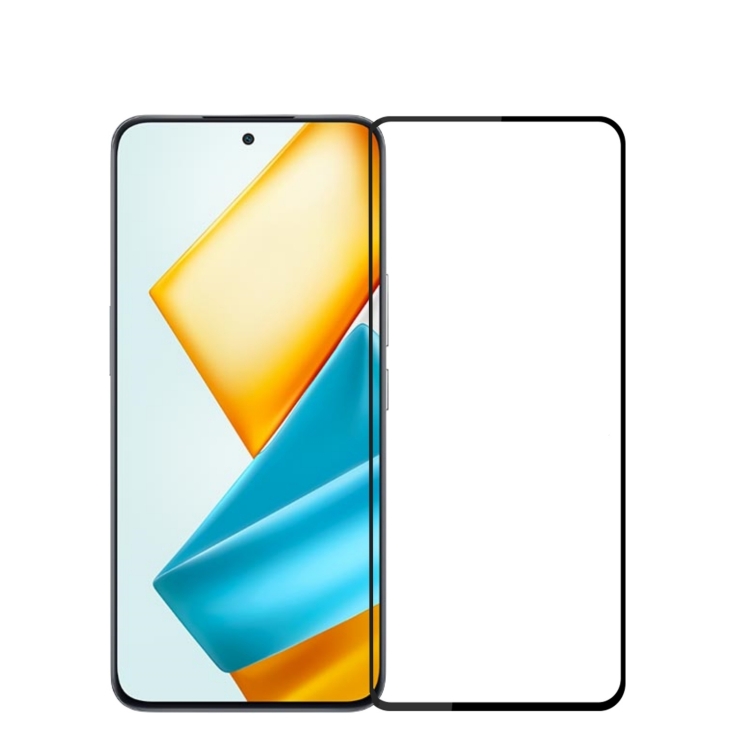 

For Honor 90 GT PINWUYO 9H 2.5D Full Screen Tempered Glass Film(Black)