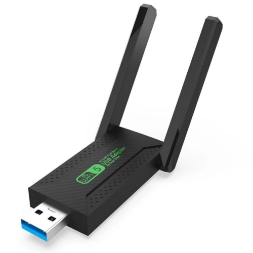 

For Desktop PC Laptop Dual Band Driver-Free USB3.0 5G 1200Mbps WiFi Wireless Adapter