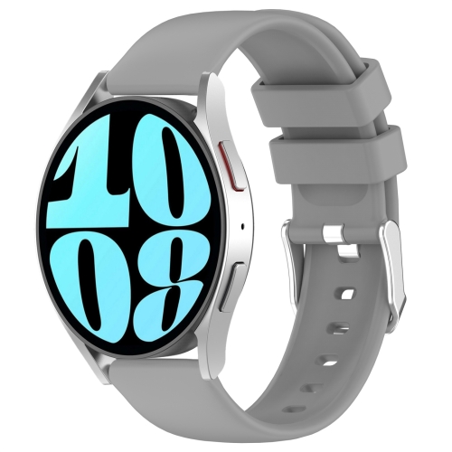 Para Samsung Galaxy Watch 6 44mm 20mm Correa de reloj de silicona de dos  colores (rojo