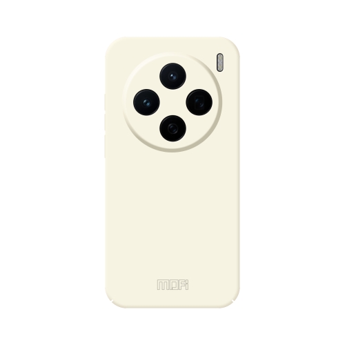 

For vivo X200 MOFI Qin Series Skin Feel All-inclusive PC Phone Case(Beige)