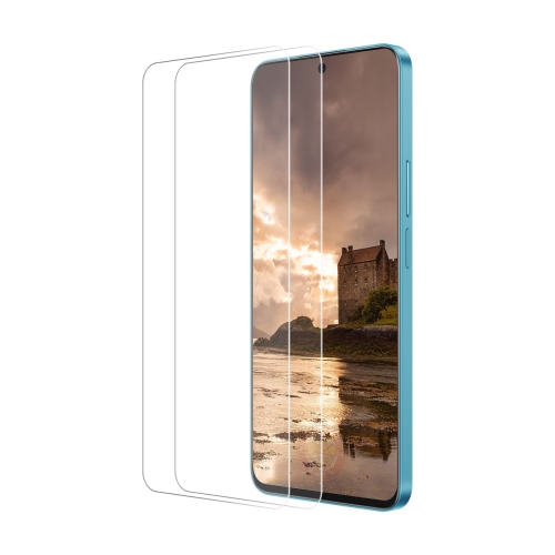 

For vivo iQOO Neo8 / Neo8 Pro 2pcs ENKAY 9H Big Arc Edge High Aluminum-silicon Tempered Glass Film