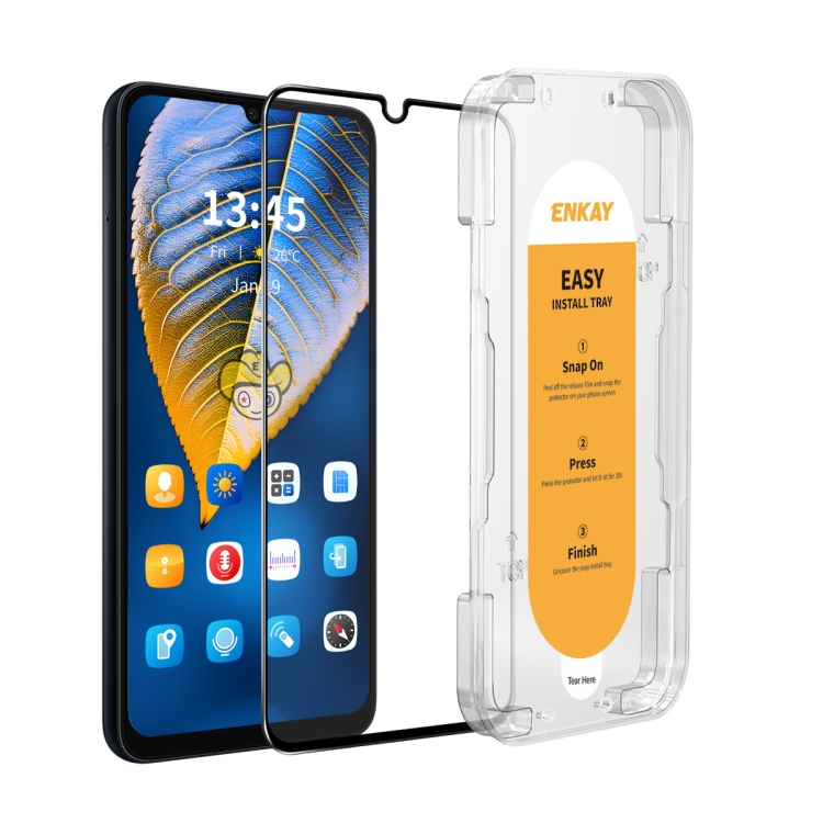 

For Samsung Galaxy A05 / A05s ENKAY Easy Install High Alumina Silicon Full Glass Film