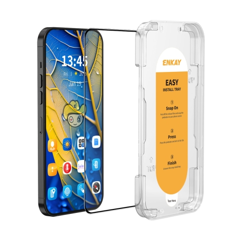 For Redmi Note 13 Pro 4G / 5G ENKAY Easy Install High Alumina Silicon Full Glass Film multi function glass adjustable camera 70x 2mp monitor dropship