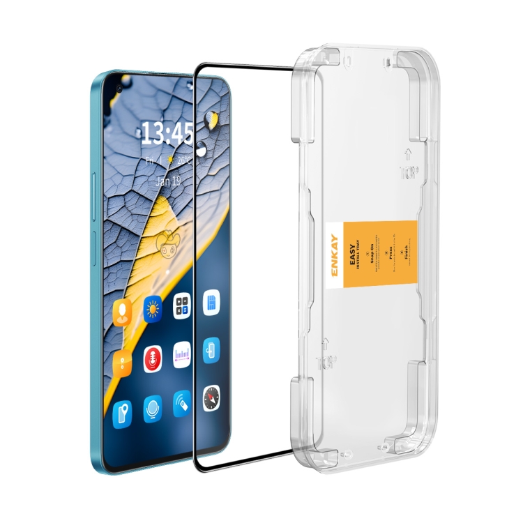 

For OPPO Find X5 Lite ENKAY Easy Install High Alumina Silicon Full Glass Film