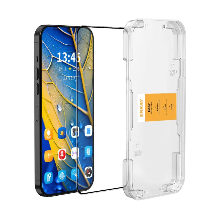 

For OPPO Reno13 F 4G / 5G ENKAY Easy Install High Alumina Silicon Full Glass Film