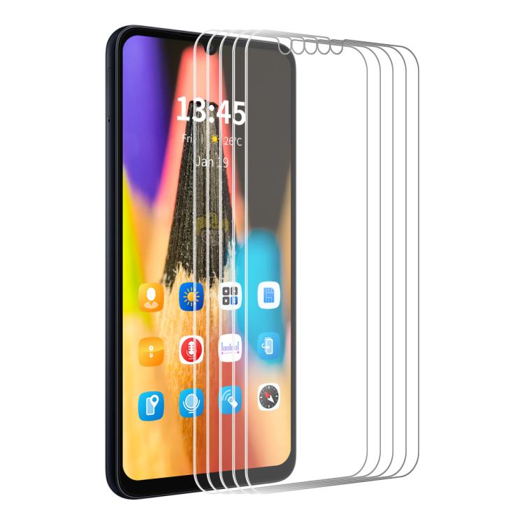 

For Redmi 15C Global 171.5mm / Poco C85 5pcs ENKAY 9H Big Arc Edge High Aluminum-silicon Tempered Glass Film