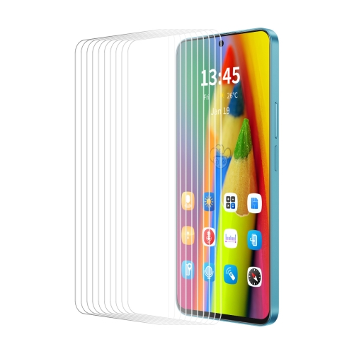 For Xiaomi Redmi 13 10pcs ENKAY 9H Big Arc Edge High Aluminum-silicon Tempered Glass Film for realme v50s 9d full glue full screen tempered glass film