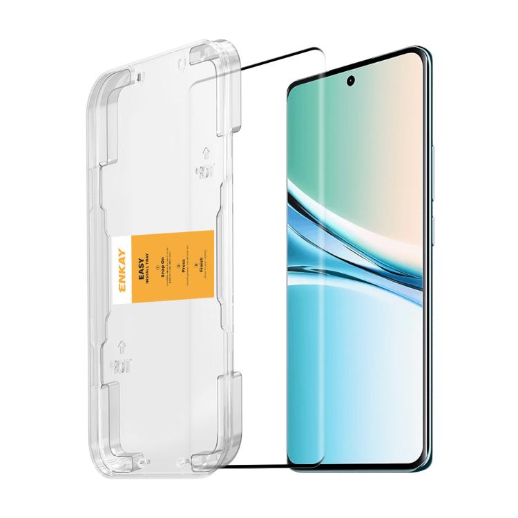 

For Redmi Note 15 5G Global 164mm ENKAY Easy Install Hot Bending Full Coverage Side Glue Tempered Glass Film