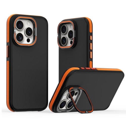 

For iPhone 14 Pro Dual-Color Shockproof TPU Phone Case(Orange)