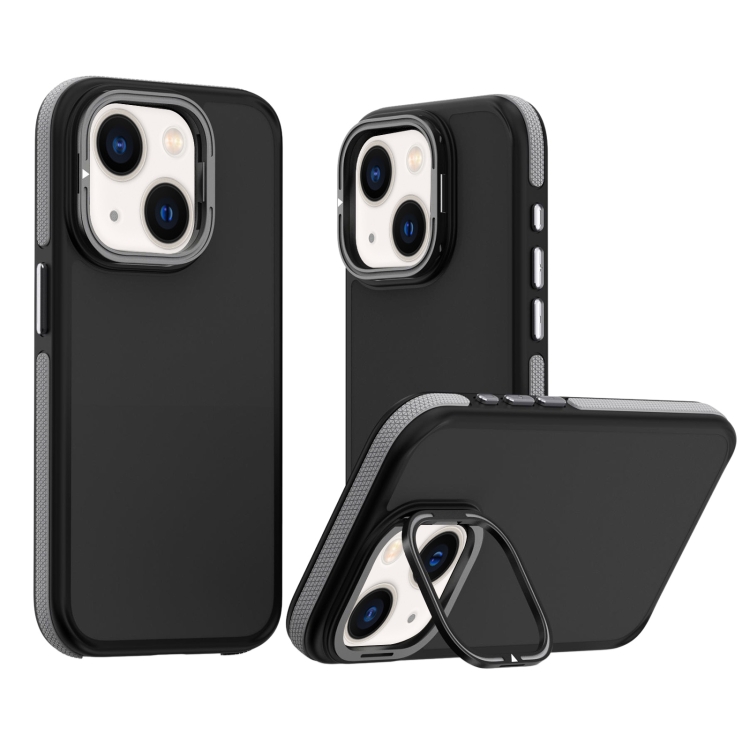 

For iPhone 13 Dual-Color Shockproof TPU Phone Case(Grey)