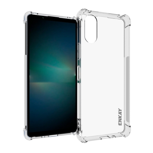 

For Sony Xperia 10 VI ENKAY Hat-Prince Transparent TPU Shockproof Phone Case