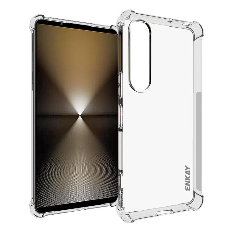 

For Sony Xperia 1 VII ENKAY Hat-Prince Transparent TPU Shockproof Phone Case