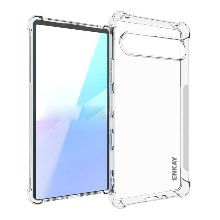 

For Sony Xperia 10 VII ENKAY Hat-Prince Transparent TPU Shockproof Phone Case