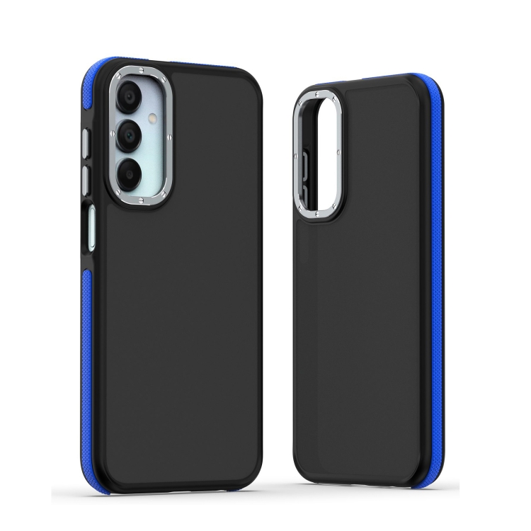 

For Samsung Galaxy A35 5G Dual-Color Shockproof TPU Phone Case(Blue)