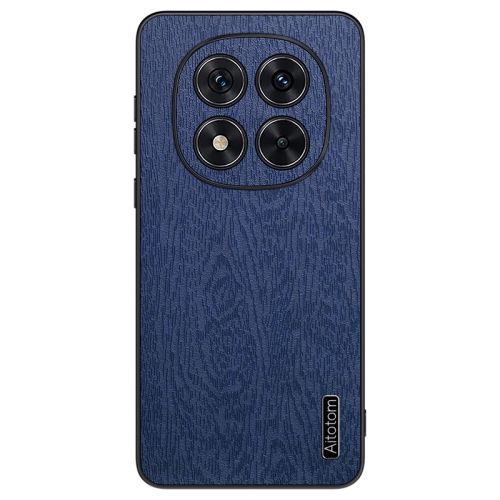 

For Xiaomi Redmi Note 14 Pro 5G Tree Bark Leather Shockproof Phone Case(Blue)