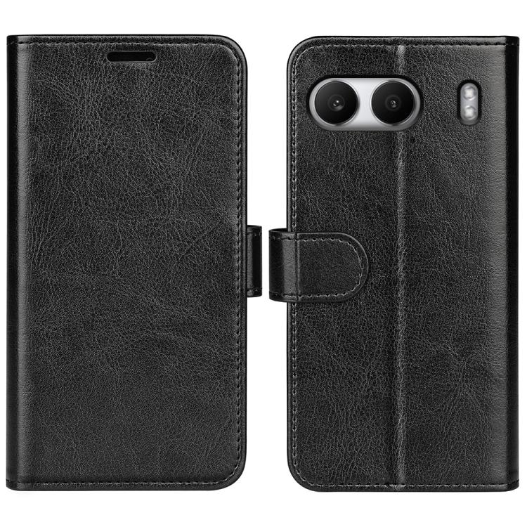 

For OnePlus Nord 4 R64 Texture Horizontal Flip Leather Phone Case(Black)