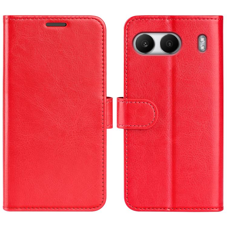 

For OnePlus Nord 4 R64 Texture Horizontal Flip Leather Phone Case(Red)