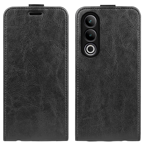 

For OnePlus Ace 3V R64 Texture Single Vertical Flip Leather Phone Case(Black)
