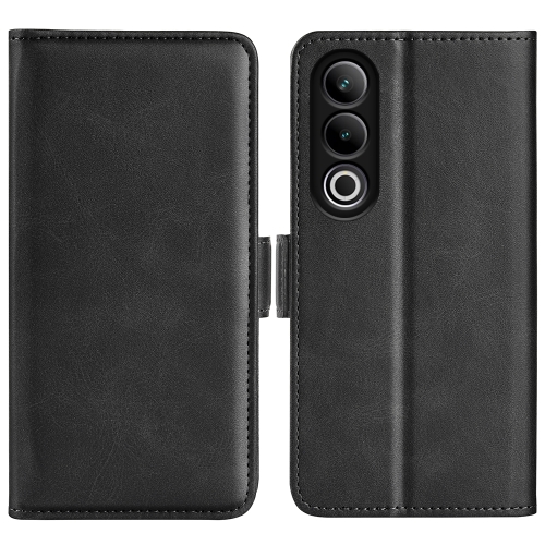 

For OnePlus Ace 3V Dual-side Magnetic Buckle Horizontal Flip Leather Phone Case(Black)