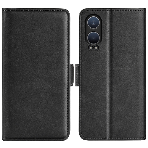 

For OnePlus Nord CE4 Lite 5G Dual-side Magnetic Buckle Horizontal Flip Leather Phone Case(Black)