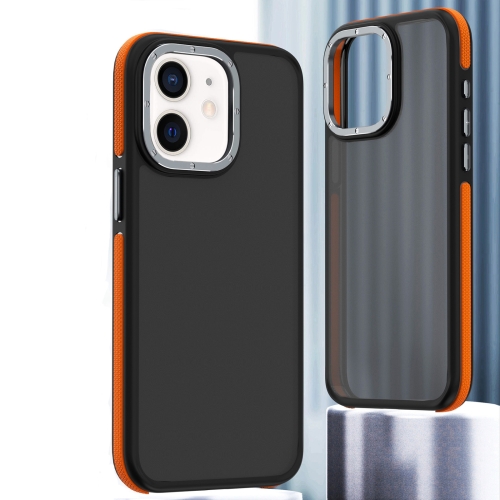 

For iPhone 11 Dual-Color Shockproof TPU Phone Case(Orange)