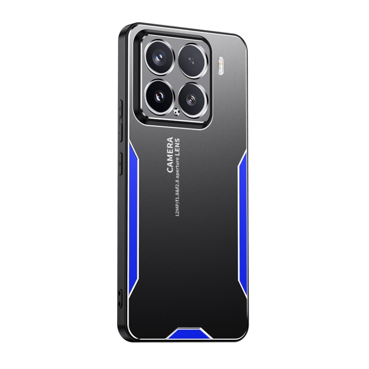 

For Xiaomi 15 Blade Series TPU Hybrid Metal Phone Case(Blue)