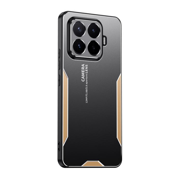 For Xiaomi 17T Pro 5G Blade Series TPU Hybrid Metal Phone Case(Gold) — купить у Sunsky-online WW