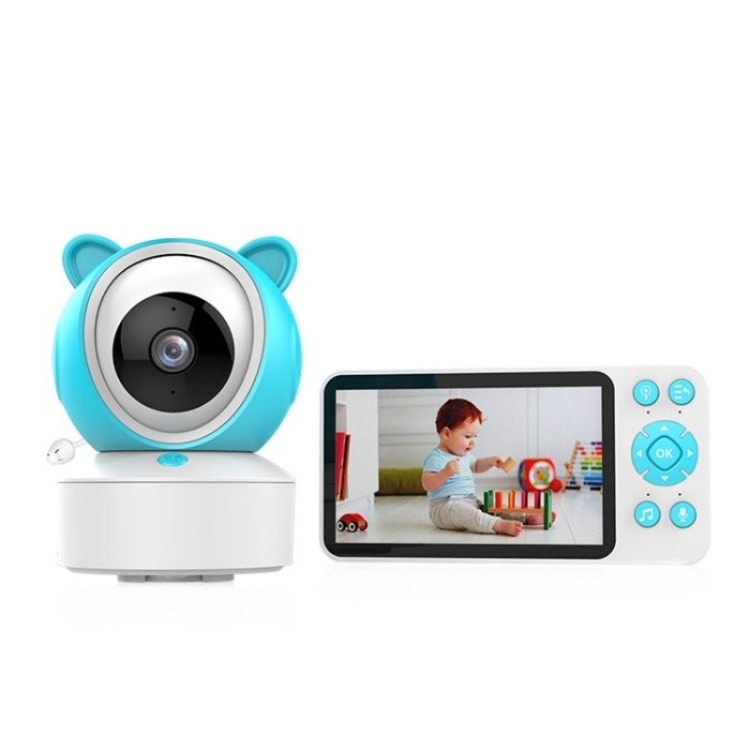 

C8 Tuya APP Remote WiFi Camera Cry Detection 5.0-inch Wireless Baby Monitor(US Plug)