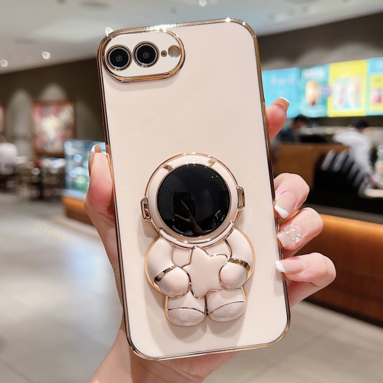 For iPhone Plus Plus Embrace Stars Electroplating Astronaut
