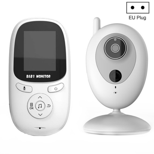 R306 Room Temperature Monitor Intercom Camera 2.0-inch Night Vision Wireless Baby Monitor(EU Plug)