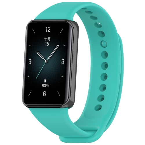 For Honor Band 9 Solid Color TPU Watch Band(Teal)