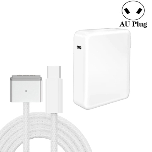 

AU Plug 140W USB-C PD Power Adapter with Type-C to Magsafe3 Magnetic Charging Cable, Length: 2 m