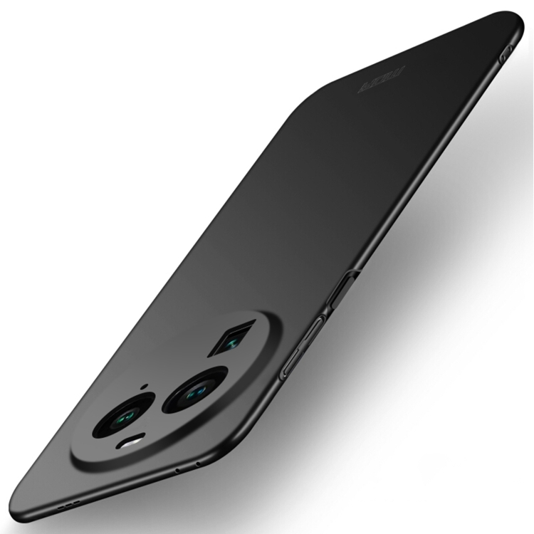 

For OPPO Find X6 MOFI Micro-Frosted PC Ultra-thin Hard Phone Case(Black)