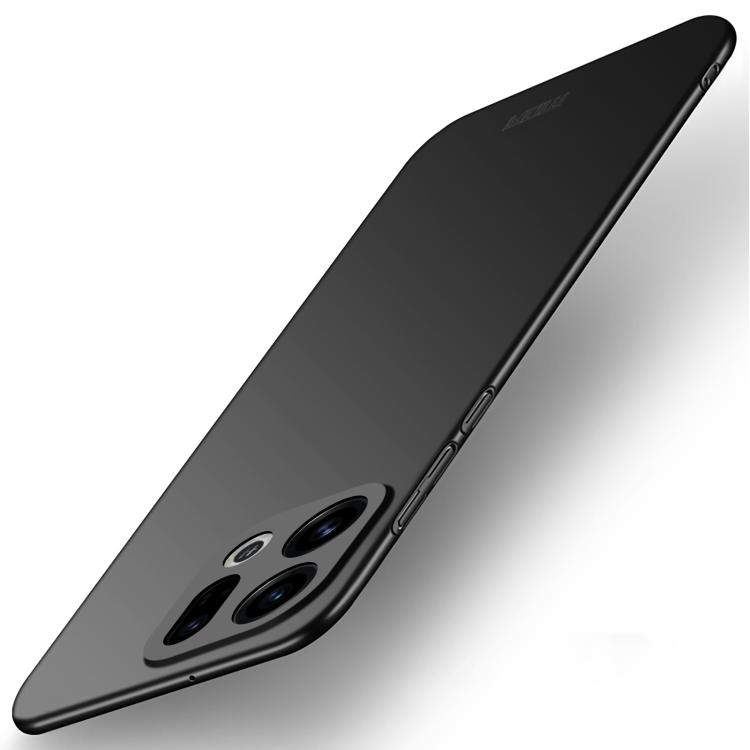 

For OPPO Find X9 MOFI Micro-Frosted PC Ultra-thin Hard Phone Case(Black)