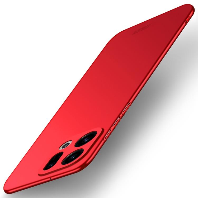 

For OPPO Find X9 Pro MOFI Micro-Frosted PC Ultra-thin Hard Phone Case(Red)