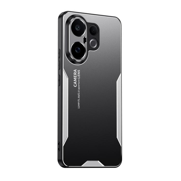 

For vivo S30 Pro mini Blade Series TPU Hybrid Metal Phone Case(Silver)