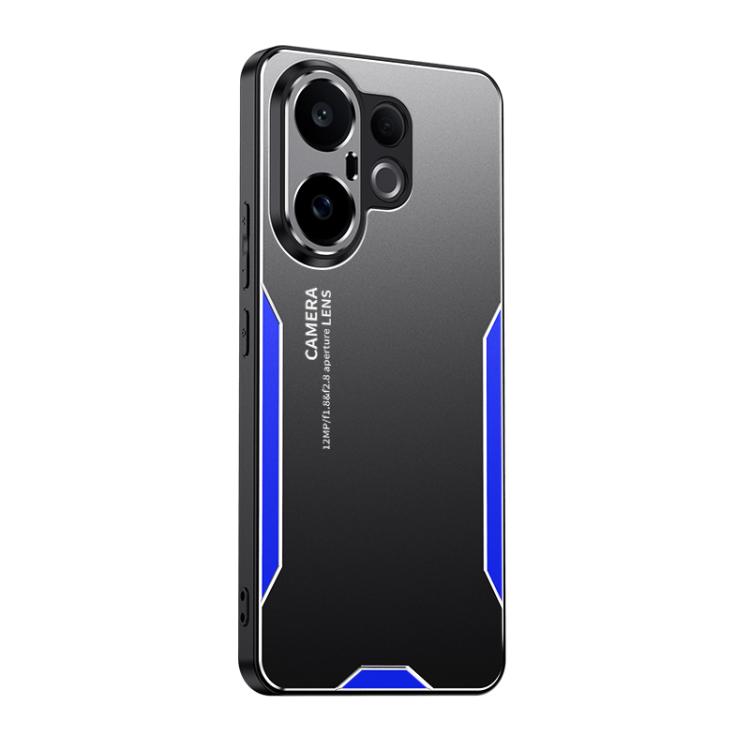 

For vivo S30 Pro mini Blade Series TPU Hybrid Metal Phone Case(Blue)